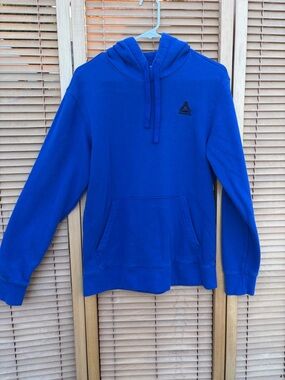 Reebok Men’s Royal Blue Hooded Pullover Sweatshirt